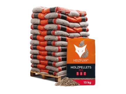 Heizfuxx Holzpellets Red ENplus A1 975kg 65 Saecke Palette