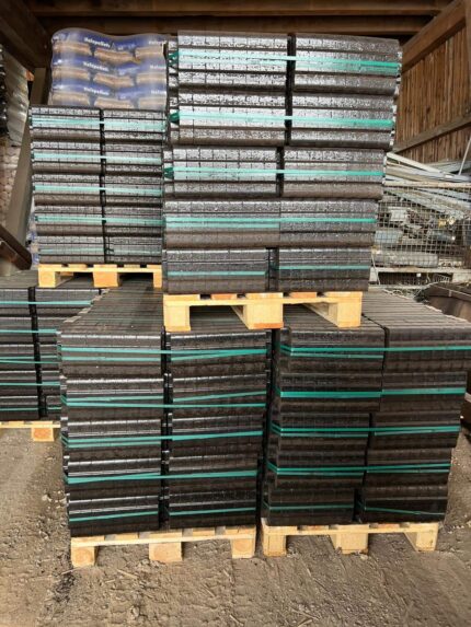 REKORD Braunkohlenbriketts 1000kg Palette Heizwert 5,3 kWh