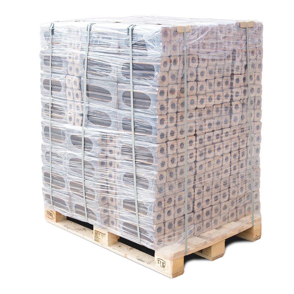 REKORD Braunkohlebriketts 900kg Europalette kaufen