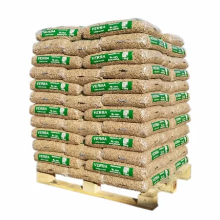 VERBA Holzpellets ENplus A1 3150kg 3 Paletten Saisonvorrat